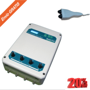 Electroestimulador de 4 Canales MX4 + Set de Electrodos Faciales